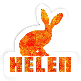 Rabbit Sticker Helen Image