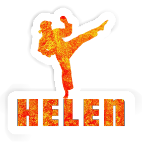 Helen Sticker Karateka Image