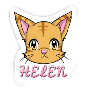 Katze Sticker Helen Image