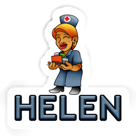 Helen Sticker Nurse Image