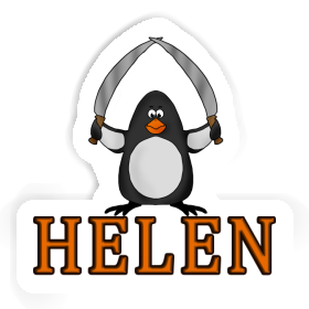 Autocollant Pingouin de combat Helen Image