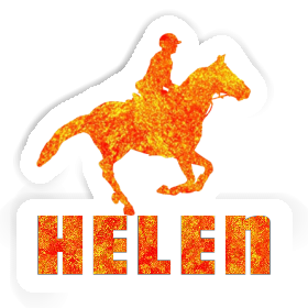 Horse Rider Sticker Helen Image