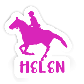 Autocollant Cavalière Helen Image