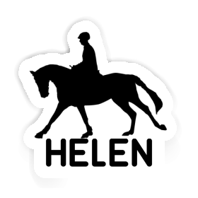 Helen Sticker Horse Rider Image