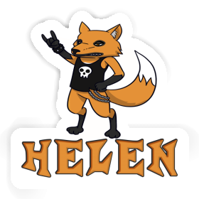 Fuchs Aufkleber Helen Image