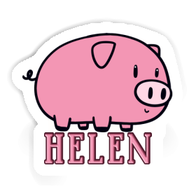 Sticker Pig Helen Image