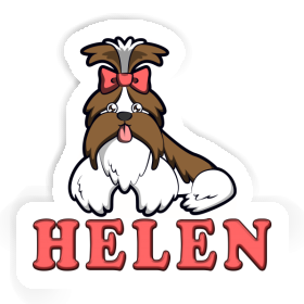 Sticker Helen Shih Tzu Image