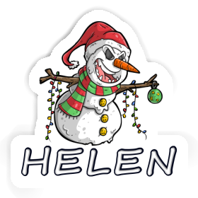 Aufkleber Schneemann Helen Image