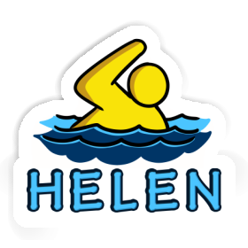 Swimmer Sticker Helen Image