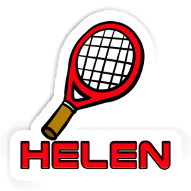 Tennisschläger Aufkleber Helen Image