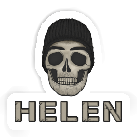 Helen Autocollant Tête de mort Image