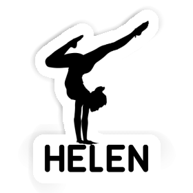 Yoga-Frau Sticker Helen Image