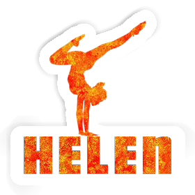 Sticker Yoga Woman Helen Image