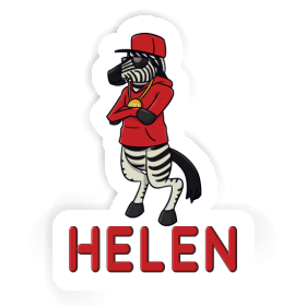 Sticker Helen Zebra Image