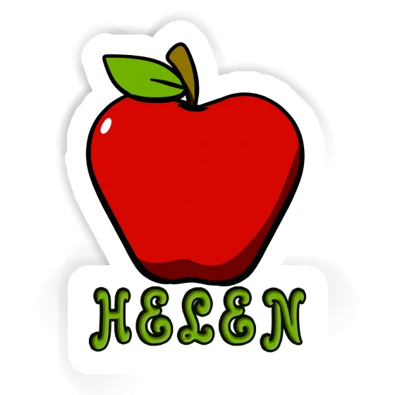 Apfel Aufkleber Helen Laptop Image