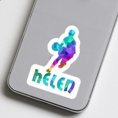 Helen Sticker Basketball Player Laptop Image