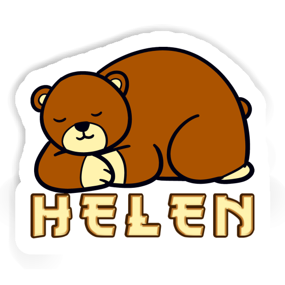 Bear Sticker Helen Laptop Image