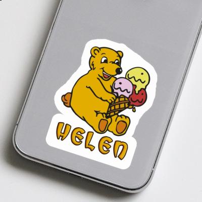 Sticker Helen Bear Notebook Image