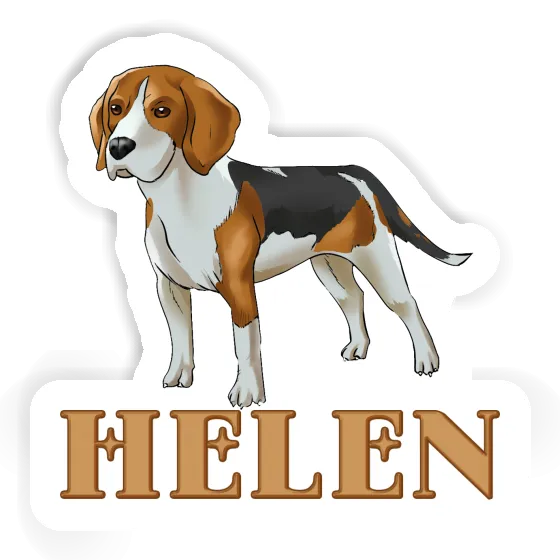 Helen Aufkleber Beagle Image