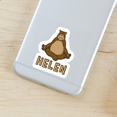 Sticker Helen Bear Laptop Image