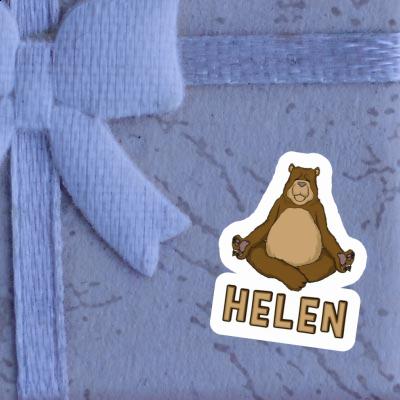 Sticker Helen Bear Notebook Image