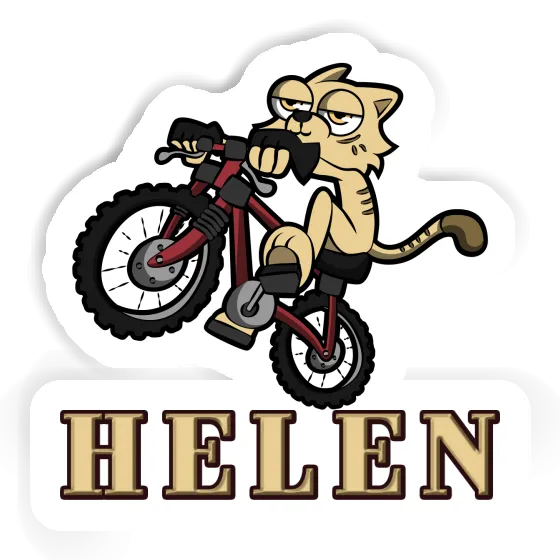 Sticker Helen Bicycle Laptop Image