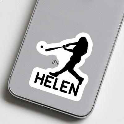 Autocollant Joueur de baseball Helen Notebook Image