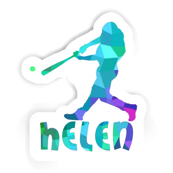 Autocollant Helen Joueur de baseball Image