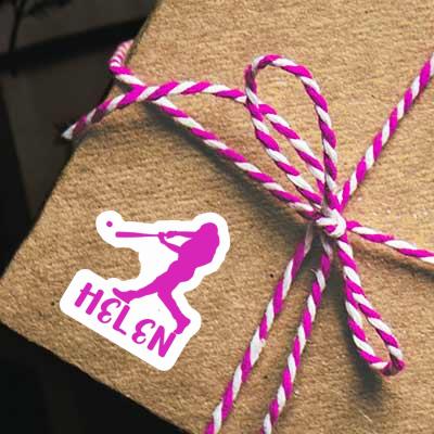 Baseball Player Sticker Helen Gift package Image