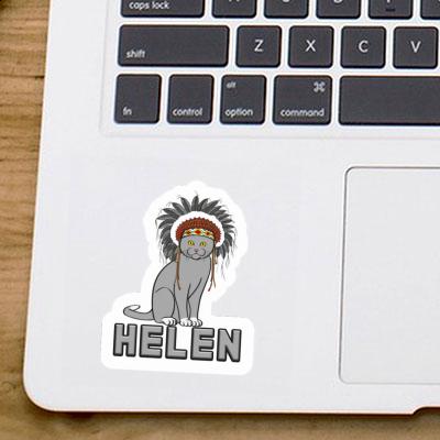 American Indian Sticker Helen Notebook Image