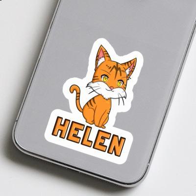 Autocollant Chat Helen Image