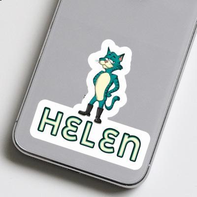 Standing Cat Sticker Helen Gift package Image