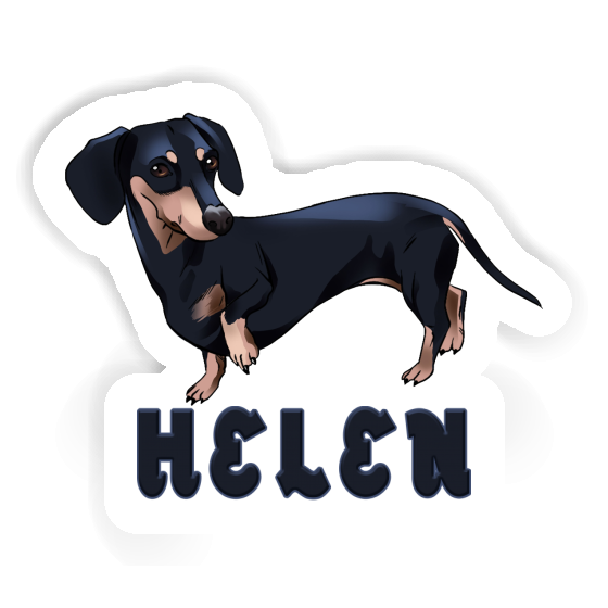 Helen Sticker Dachshund Image