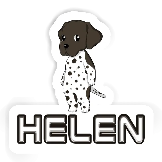 Autocollant Braque Allemand Helen Image