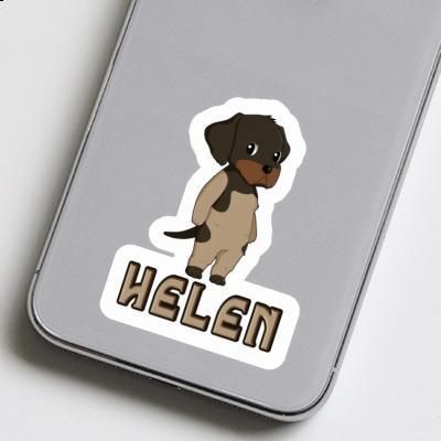 Sticker Helen Deutsch Drahthaar Gift package Image