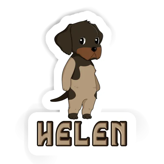 Helen Sticker German Wirehaired Image