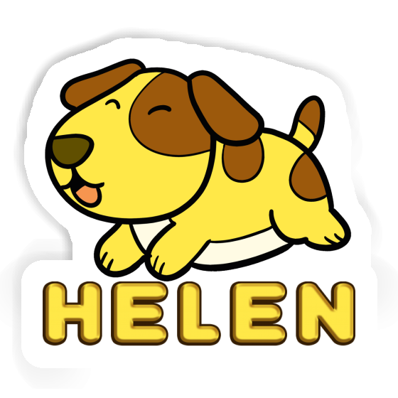 Autocollant Chien Helen Gift package Image