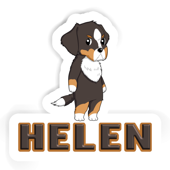 Berner Sennenhund Sticker Helen Laptop Image