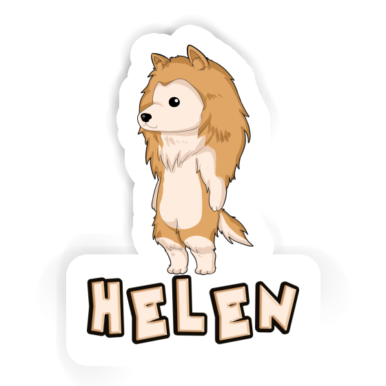 Aufkleber Collie Helen Image