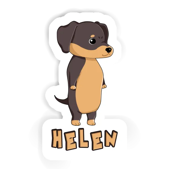 Dachshund Sticker Helen Gift package Image