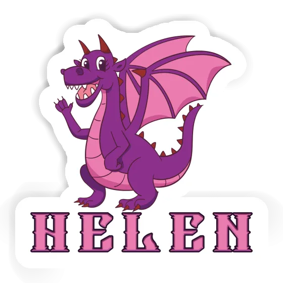 Helen Autocollant Dragon mère Laptop Image