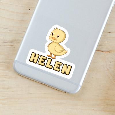 Duck Sticker Helen Notebook Image