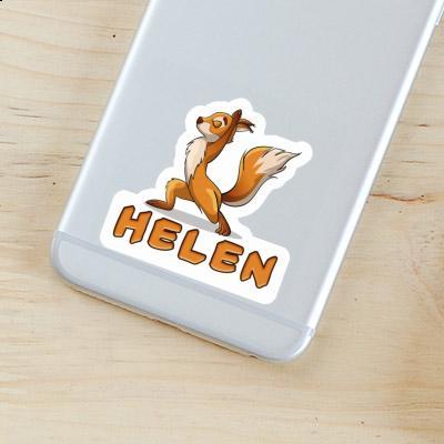 Sticker Helen Yoga Squirrel Image