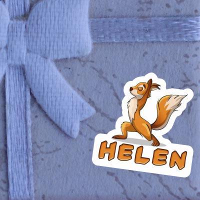 Sticker Helen Yoga Squirrel Gift package Image