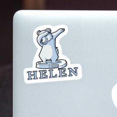 Sticker Helen Polar Bear Notebook Image