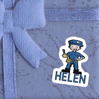 Helen Autocollant Électricien Image