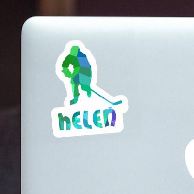 Sticker Hockey Player Helen Image