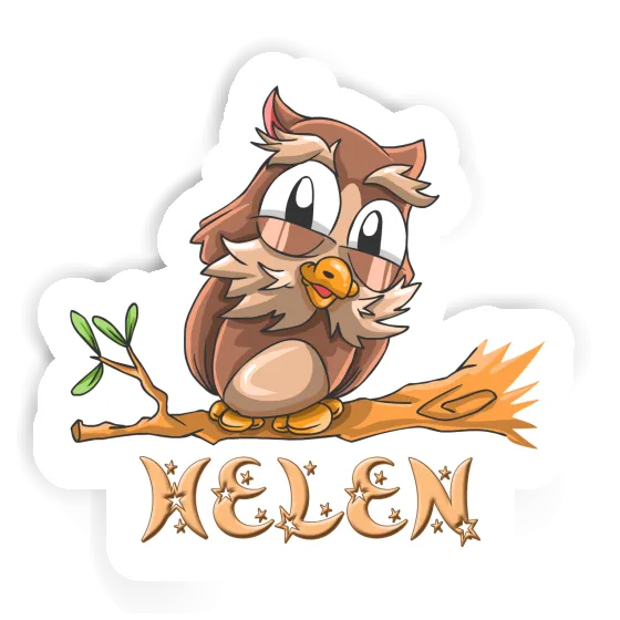 Owl Sticker Helen Laptop Image