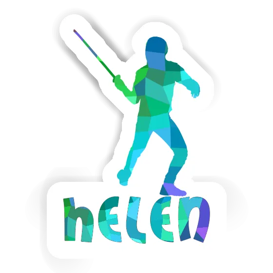 Helen Sticker Fechter Notebook Image