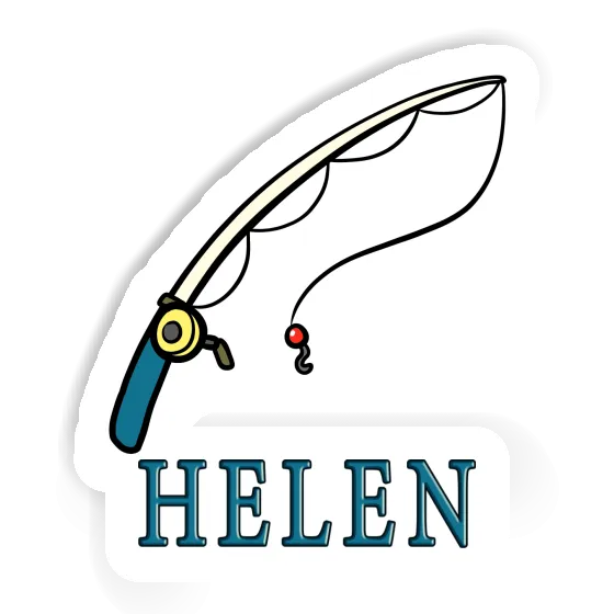 Sticker Helen Fishing Rod Gift package Image